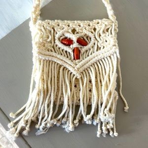 Crocheted purse